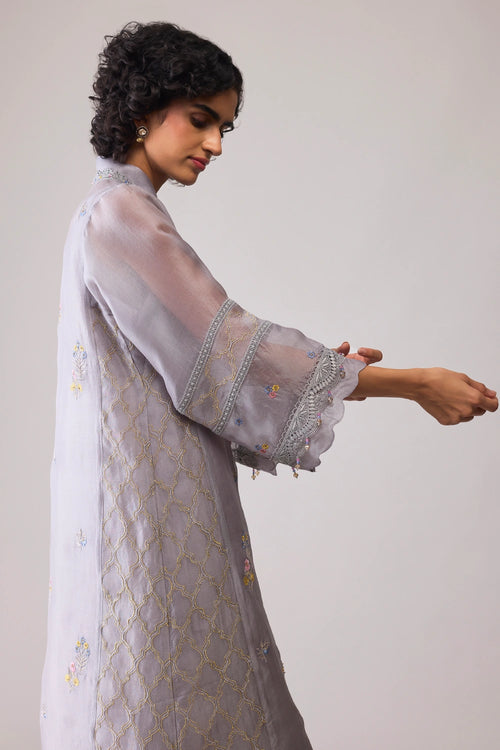 Ambreen Grey Kurta Set