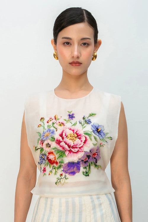Vanilla Bloom Bib
