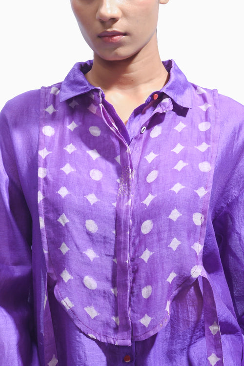 Violet Geometry Co-ord Set