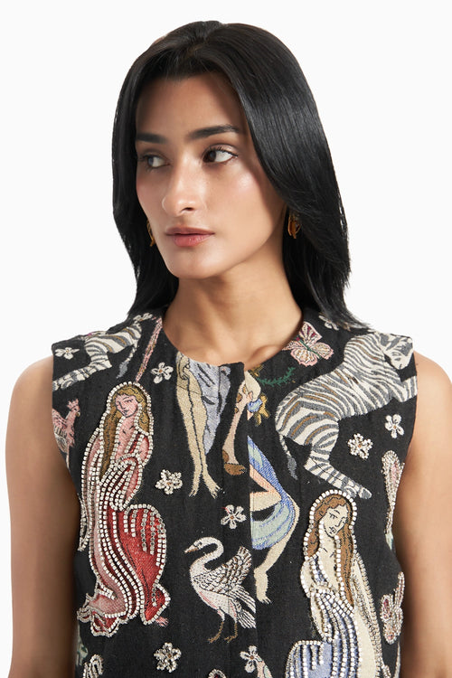 Animal Jungle Crop Jacket