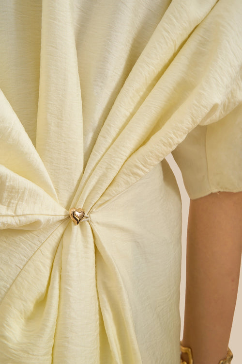 Yellow Mimosa Kaftan