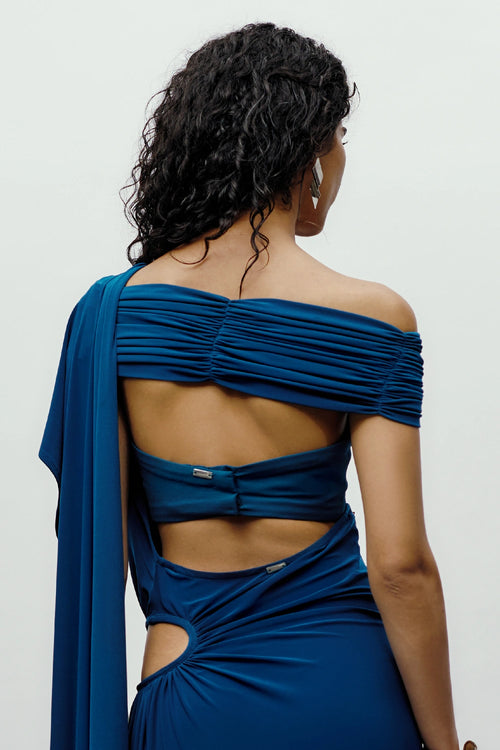 Teal Feona Blouse