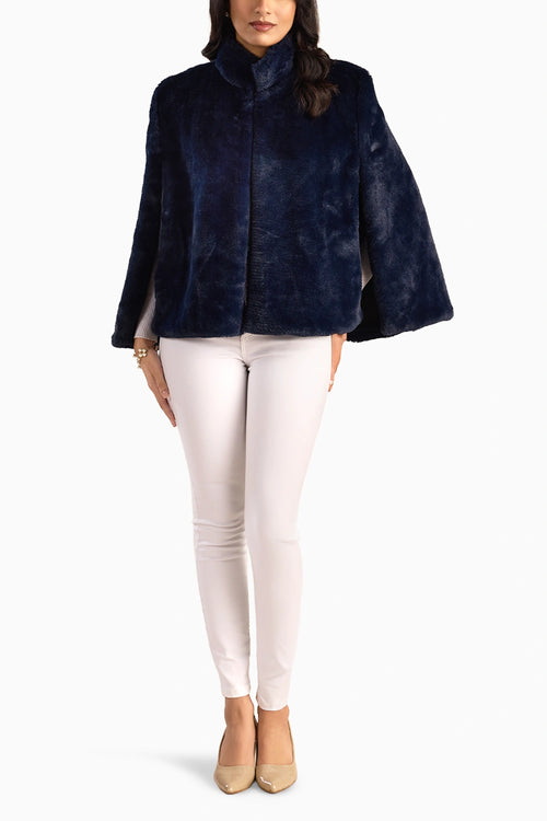 Arctic Velour Cape