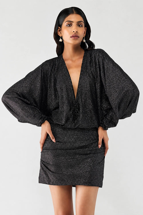 Black Azure Mini Dress