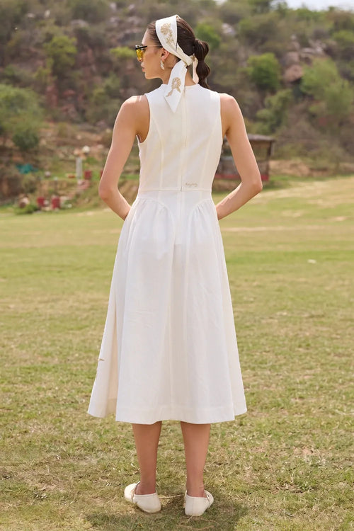 Aveline White Dress