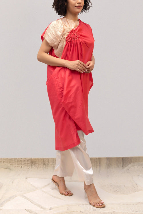 Eeda Varq Coral Cluster Tunic