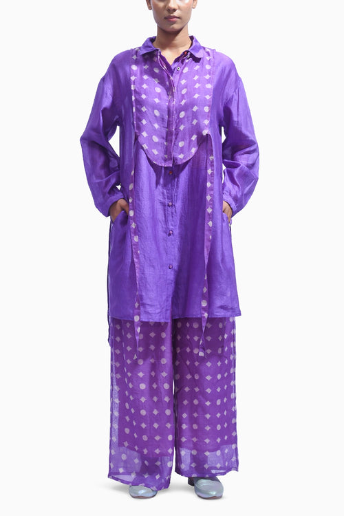 Violet Geometry Co-ord Set