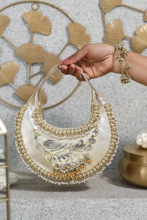 Mayuri Gold Handbag