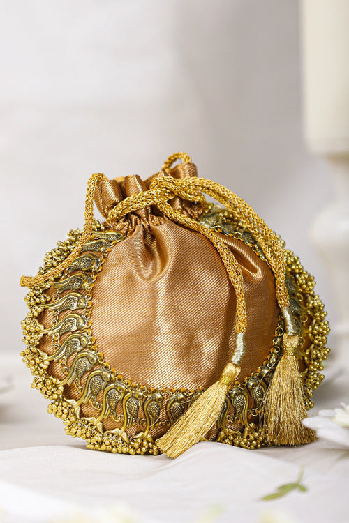 Leander Beige Potli