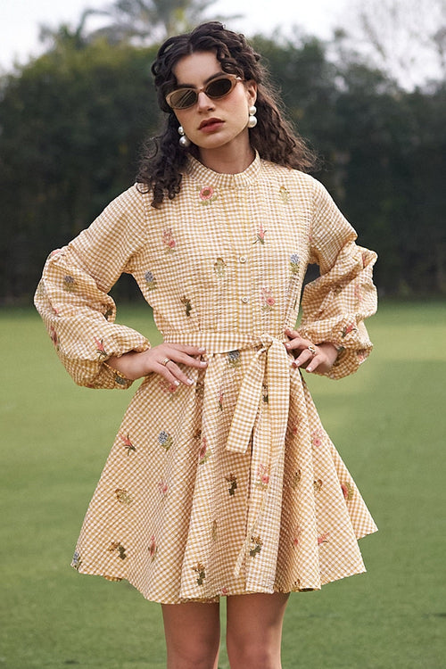 Musturd Yellow Liora Dress
