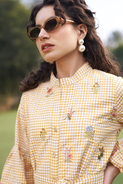 Musturd Yellow Liora Dress