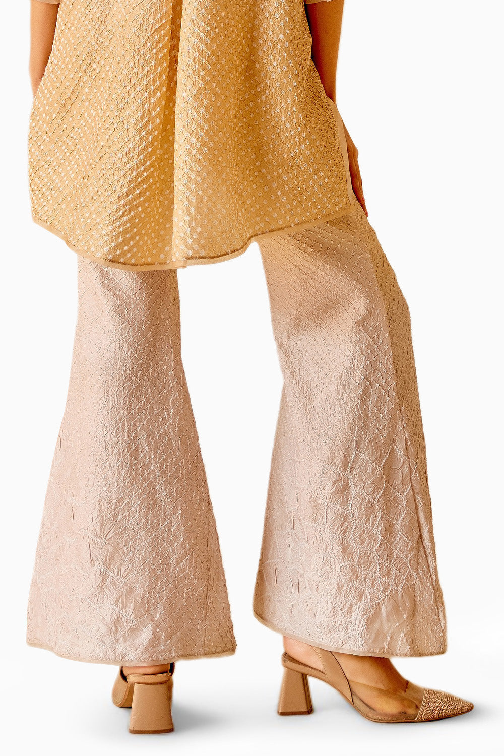 Beige Tones Tulip Pants