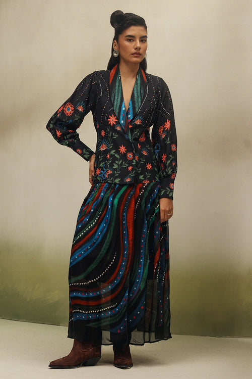 Garden Dancers Celia Midi Dress