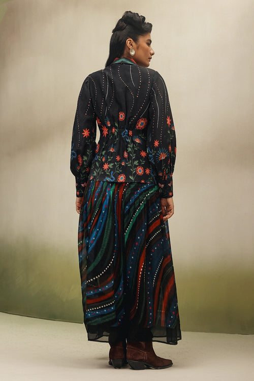 Garden Dancers Celia Midi Dress