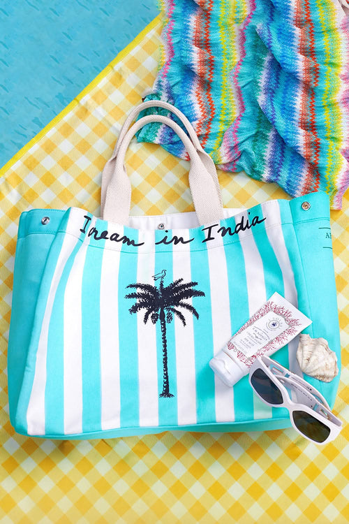 Azure Blue-The Pondicherry Bag