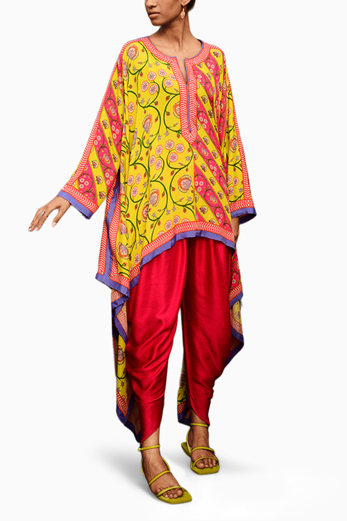 Meera Tunic With Dhoti Pants