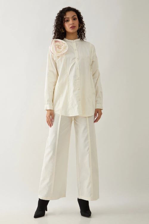 Rosette Off White Shirt