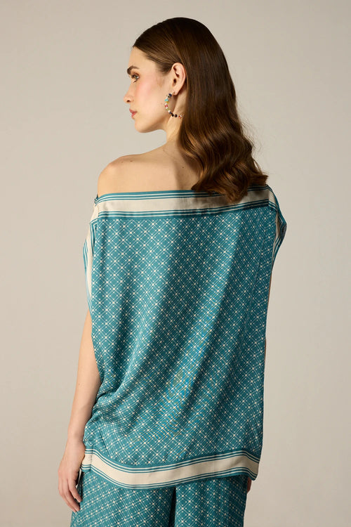 Teal Freya Top