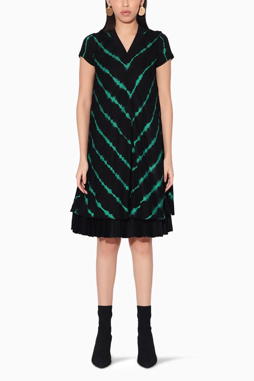 Ukio Shibori A-Line Dress