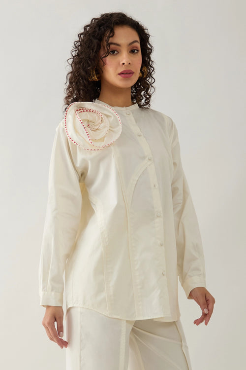 Rosette Off White Shirt