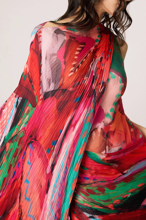 Valen Pink Multi Dress