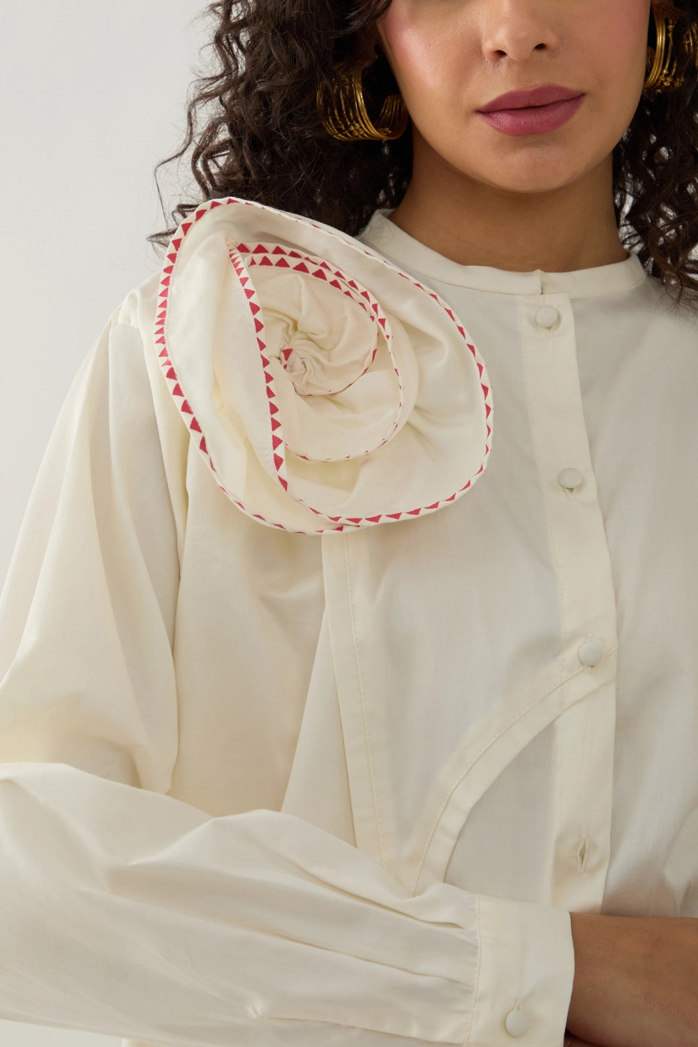Rosette Off White Shirt