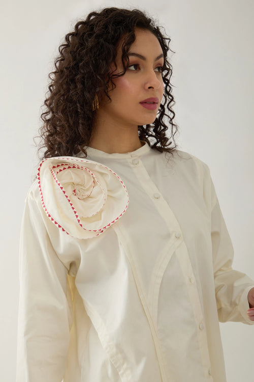 Rosette Off White Shirt