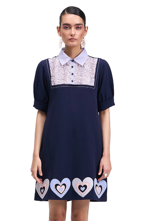 Heartsong Navy Dress