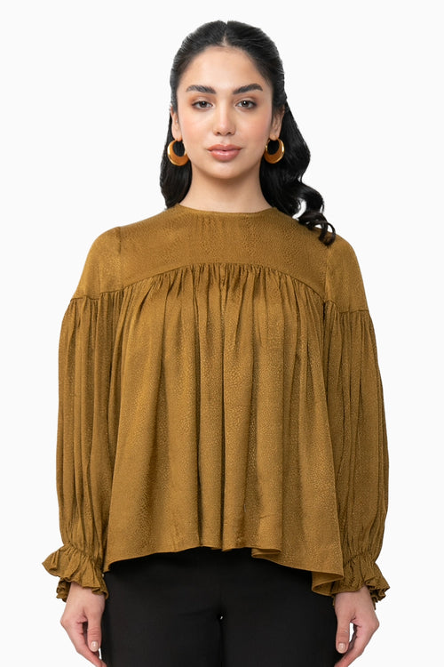 Mustard Elva Top