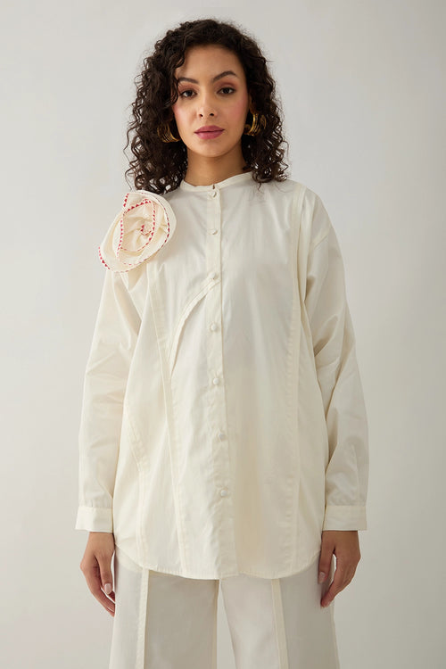 Rosette Off White Shirt