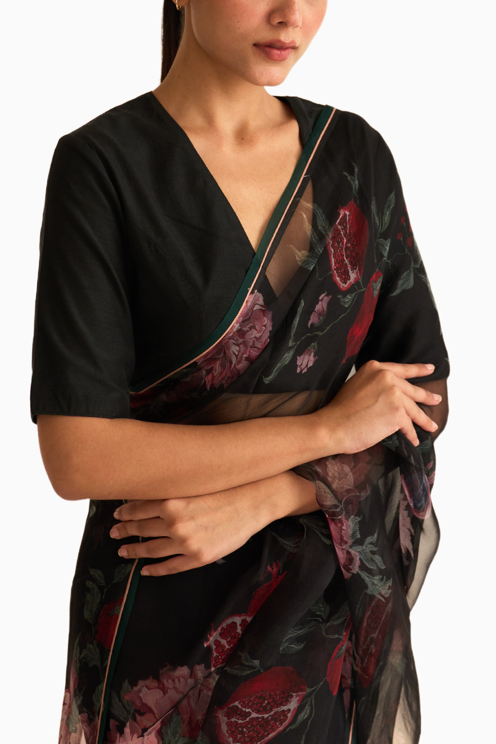 Saira Black Saree