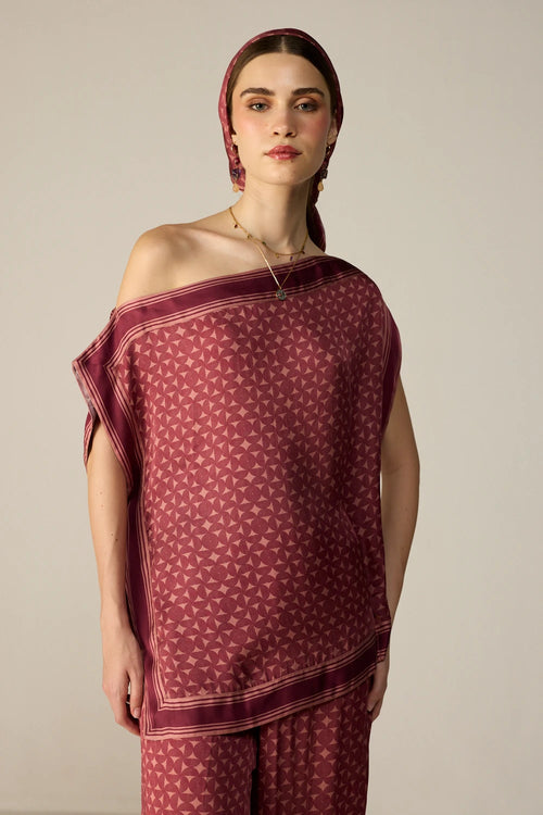 Maroon Freya Top