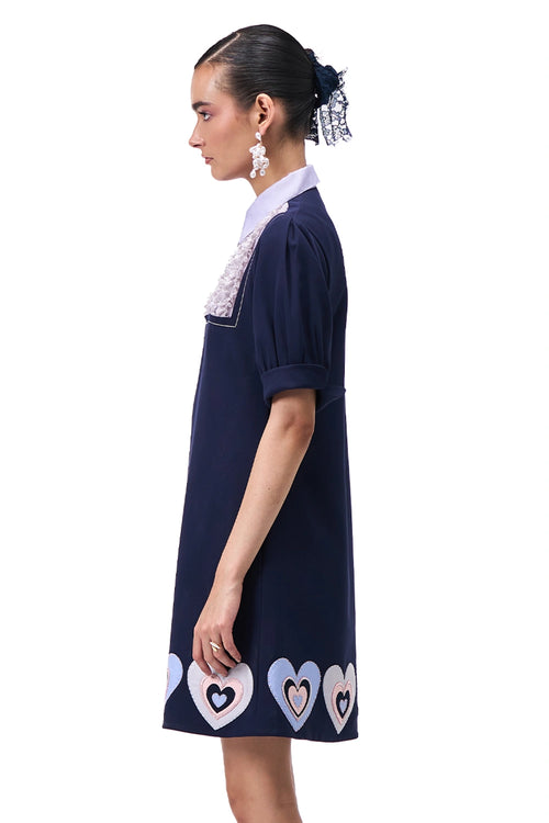 Heartsong Navy Dress