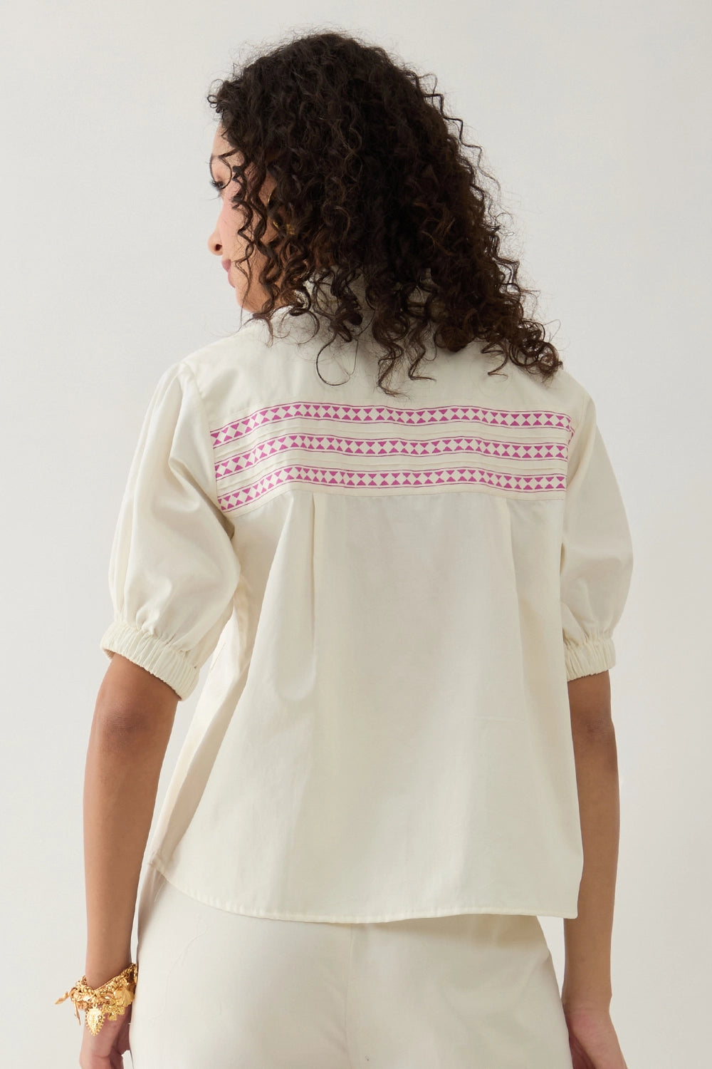 Spring Off White Shirt