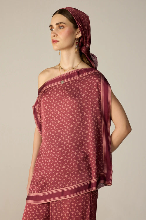 Maroon Freya Top