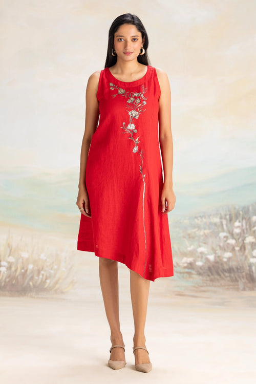 Vine Lines  Celine Red Dress