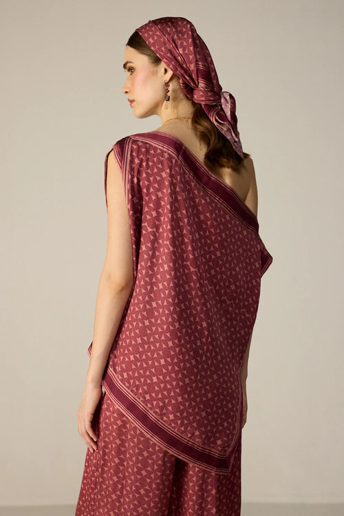 Maroon Freya Top