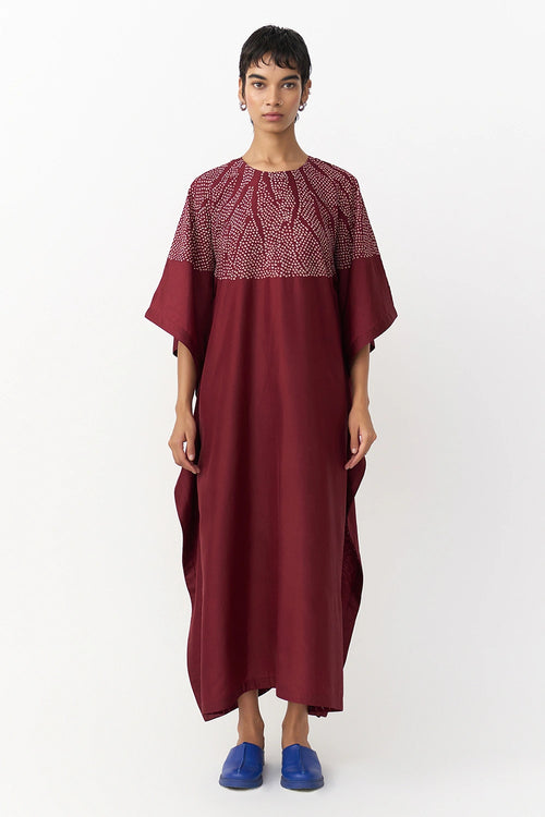 Lumo Burgundy Kaftan