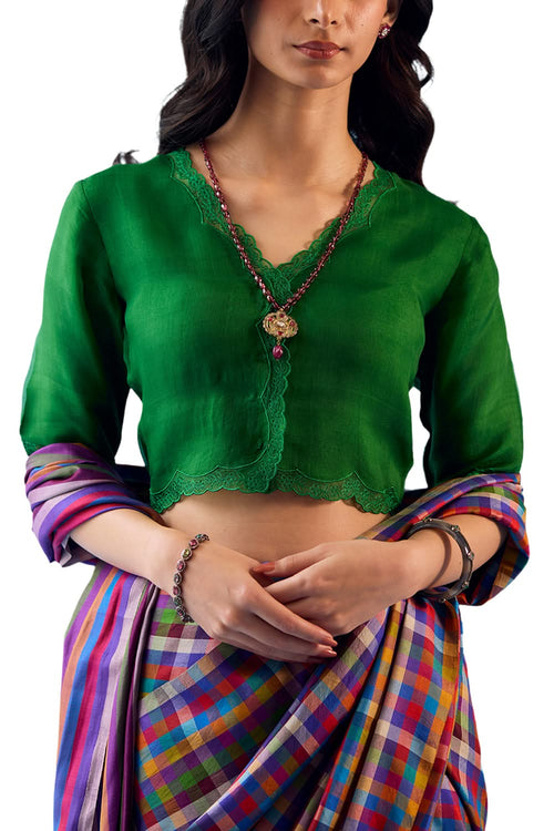 Celestial Emerald Blouse