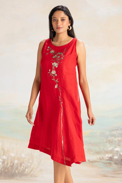 Vine Lines  Celine Red Dress