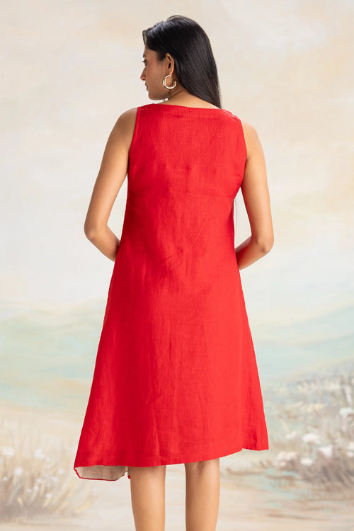 Vine Lines  Celine Red Dress