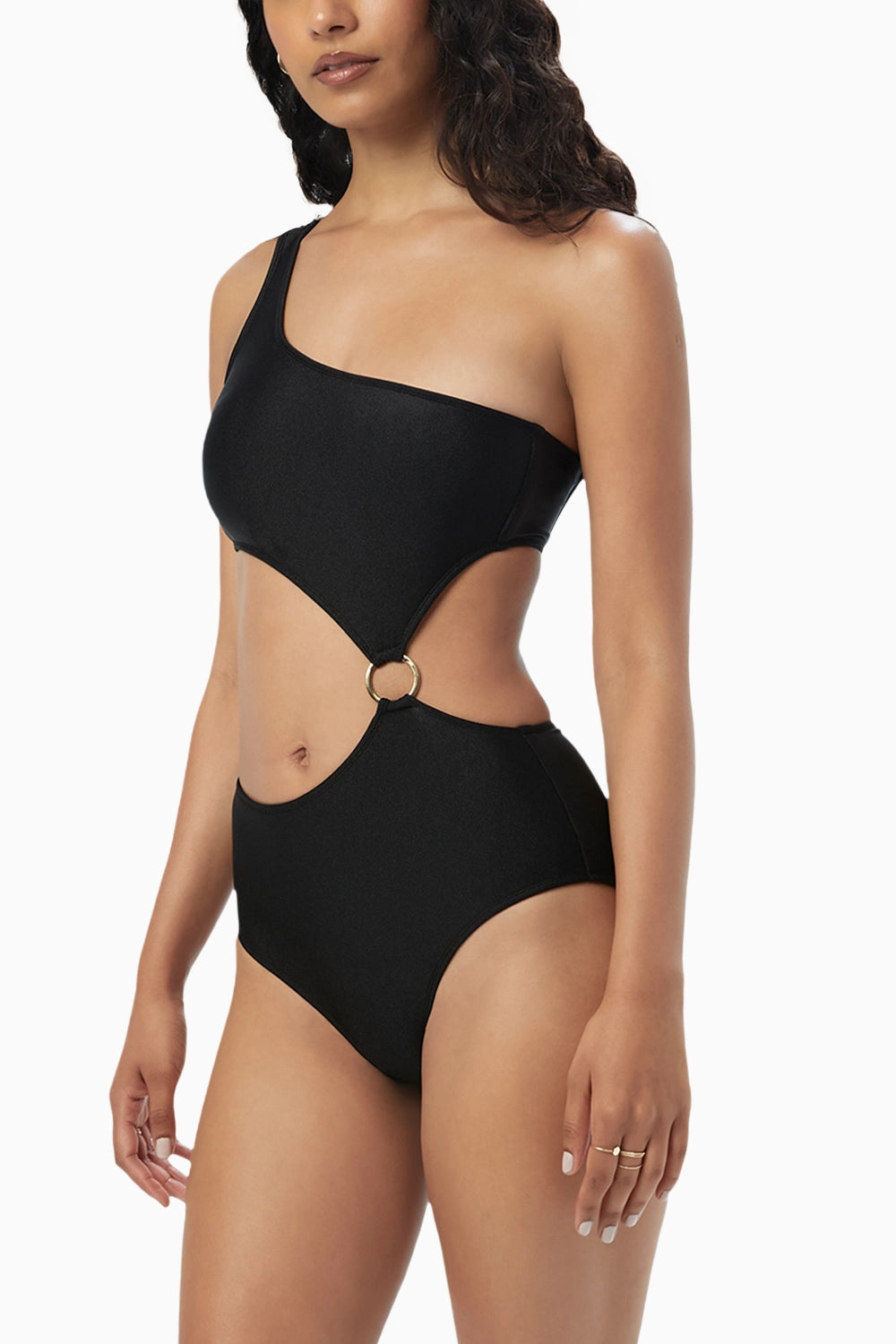 Obsidian Ripple One Piece Swimsuit