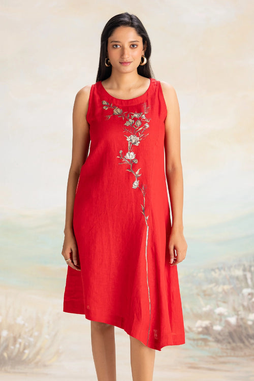 Vine Lines  Celine Red Dress