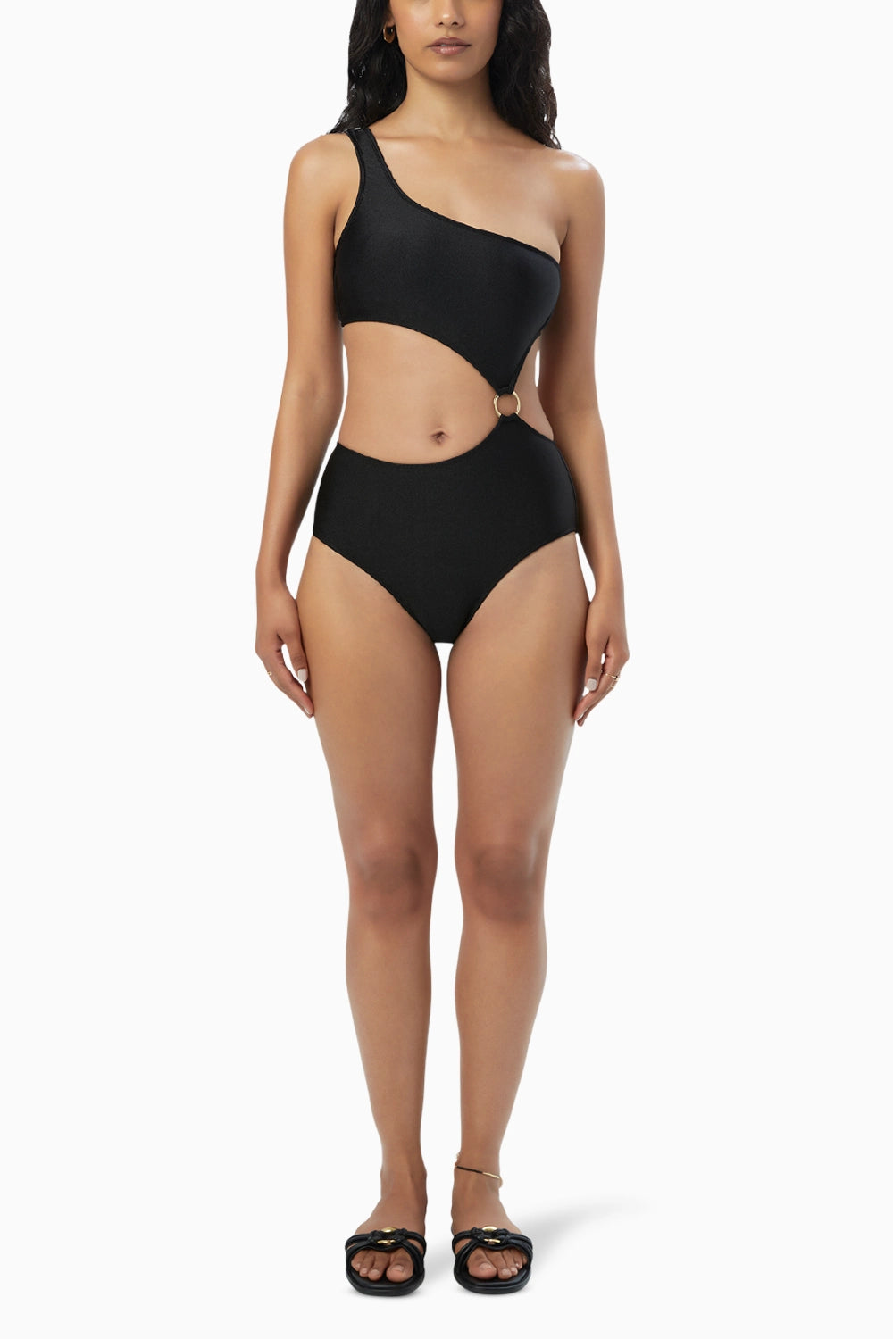 Obsidian Ripple One Piece Swimsuit