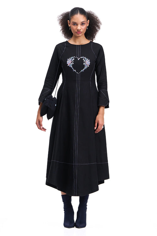 Sweetheart Midi Dress