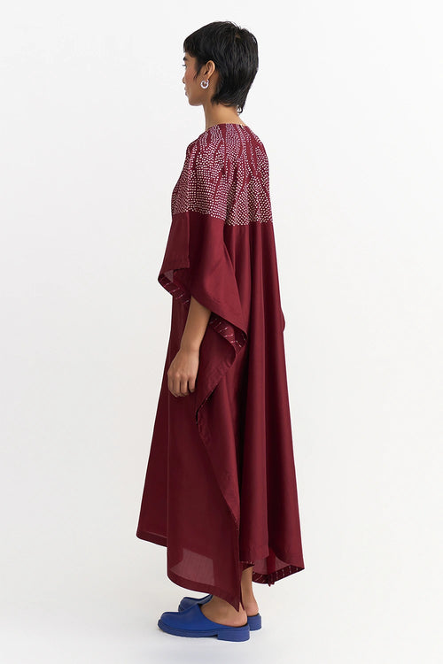 Lumo Burgundy Kaftan