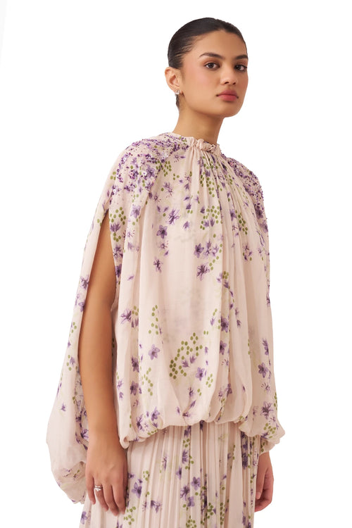 Printed Lavender Sunlit Co-ord Set