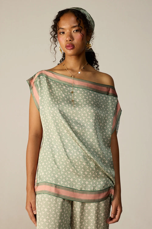 Green Freya Top