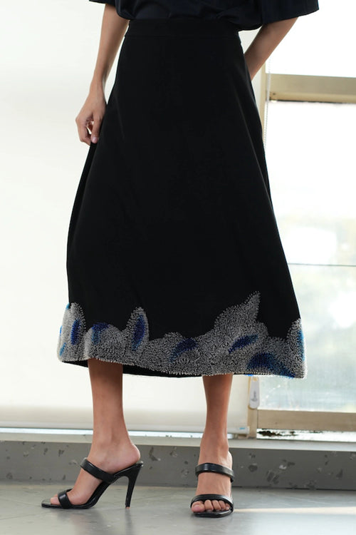 Black Flame Skirt