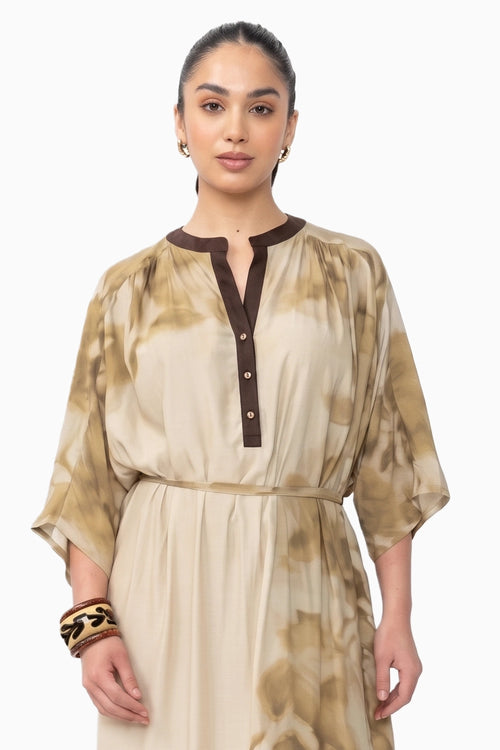 Beige Nomi Dress